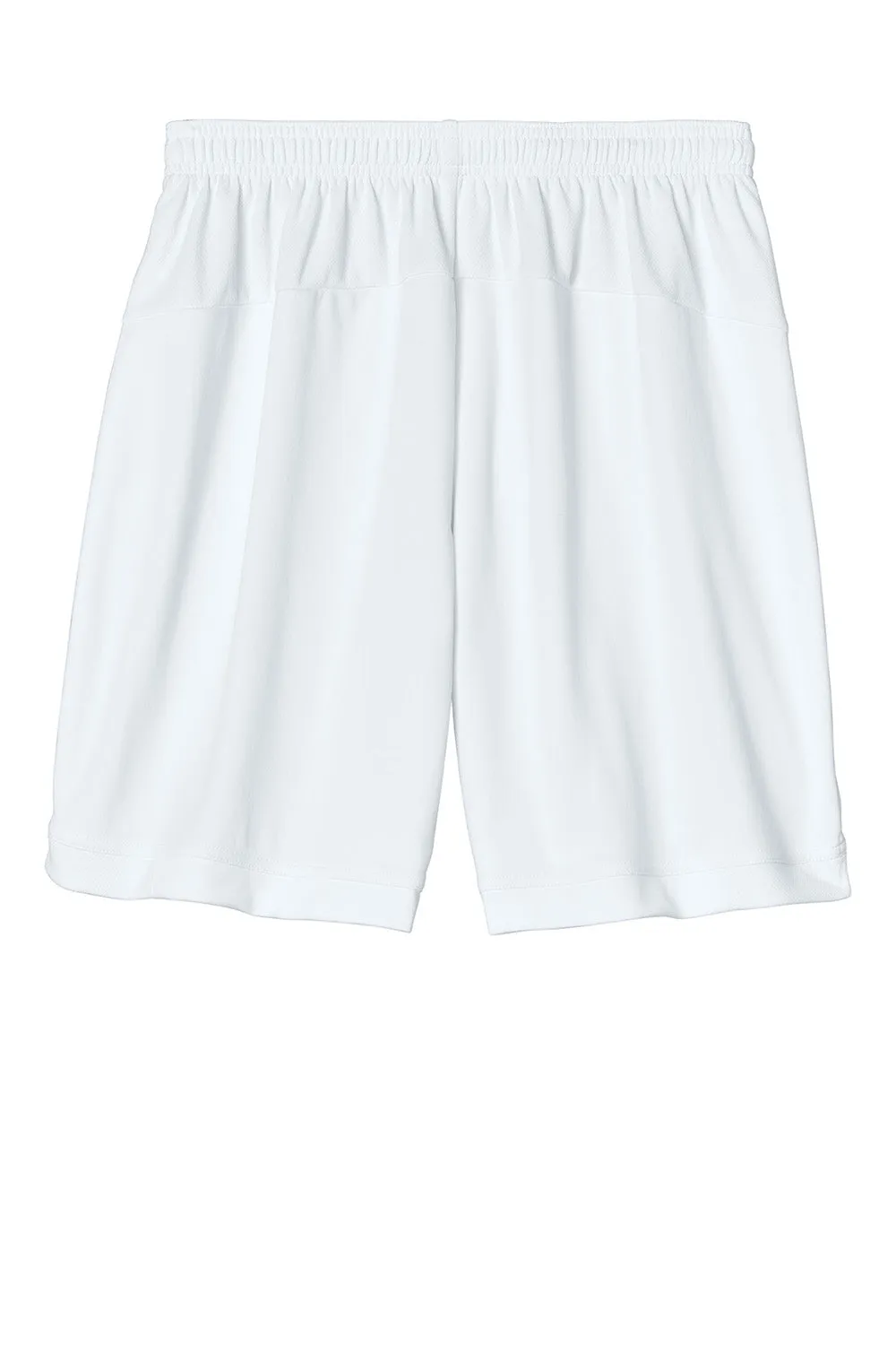 Short Homme Sport-Tek Club à Évacuation de l'Humidité - Blanc/Blanc