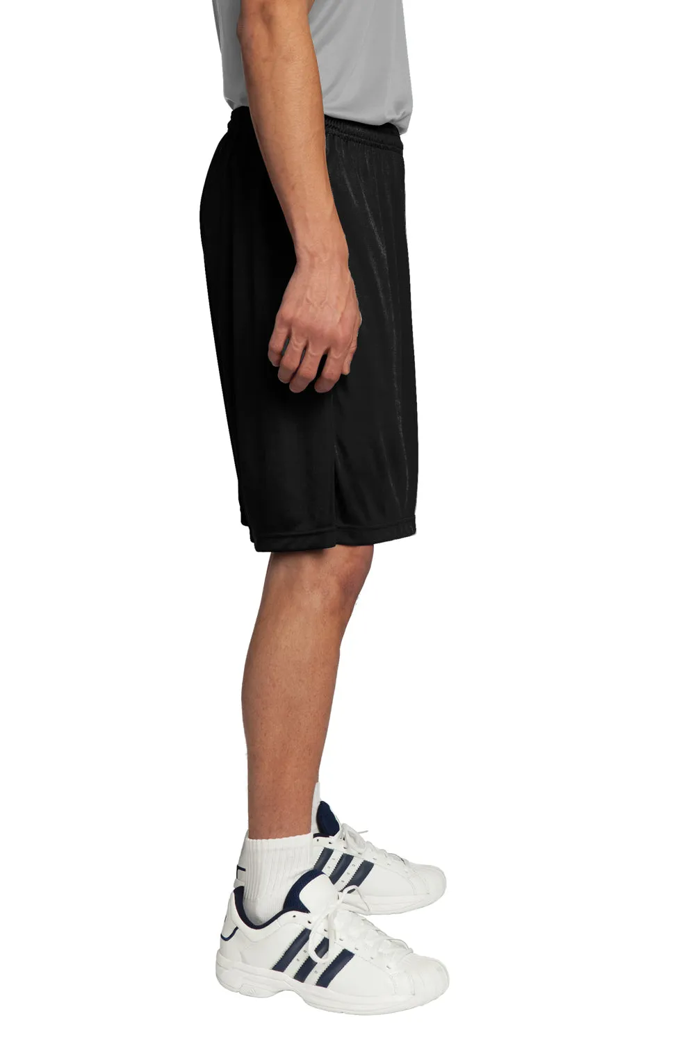 Sport-Tek Shorts Homme Concurrent à Évacuation d'Humidité - Noir