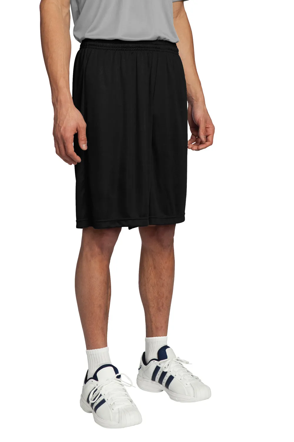 Sport-Tek Shorts Homme Concurrent à Évacuation d'Humidité - Noir
