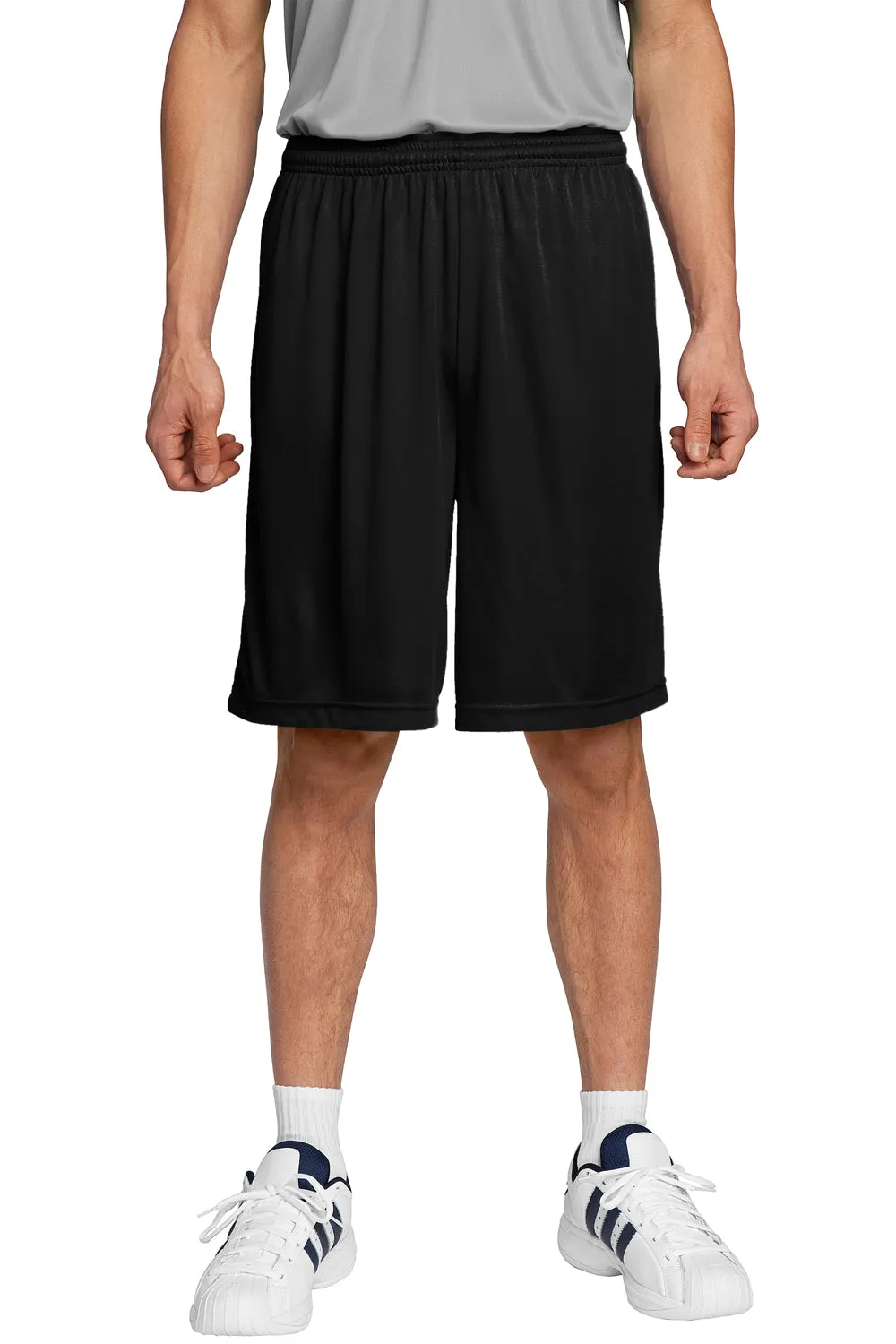 Sport-Tek Shorts Homme Concurrent à Évacuation d'Humidité - Noir