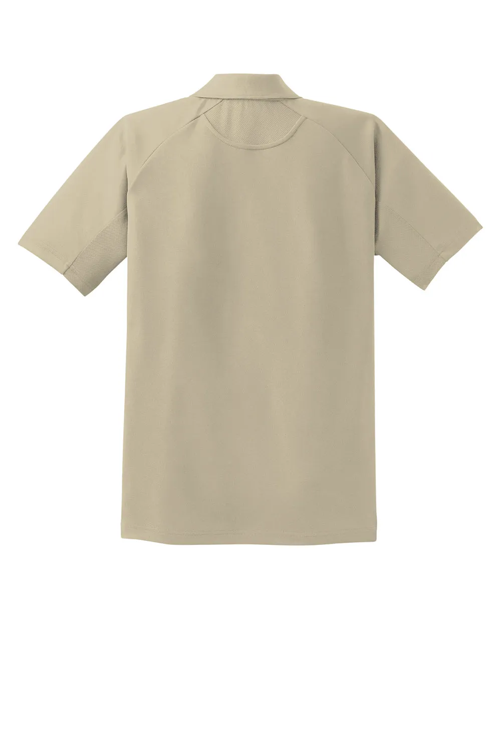 Polo Sport-Tek Hommes à Manches Courtes en Dri-Mesh Respirant - Vêtements Sandstone Sport-Tek