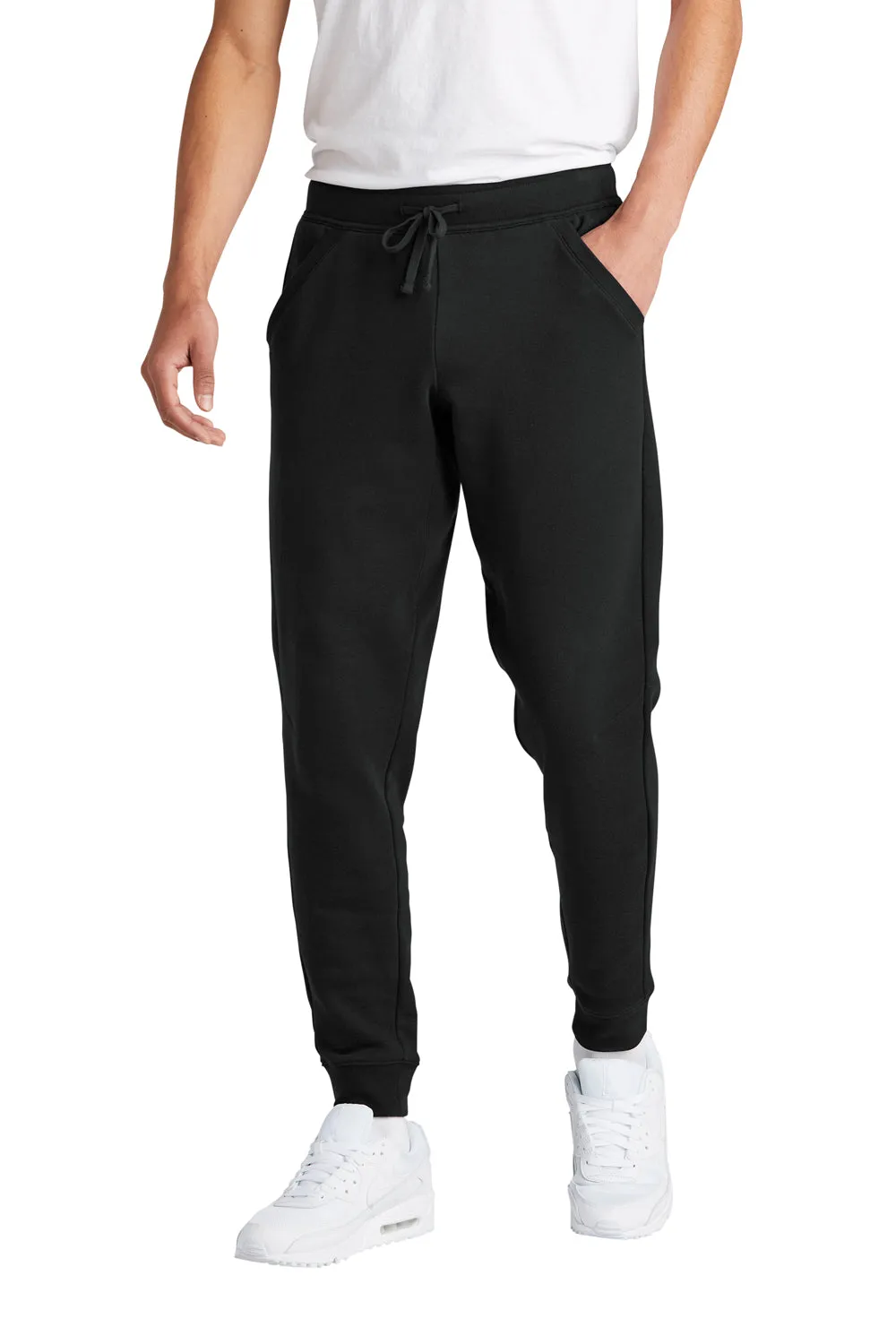 Pantalon de jogging en polaire Sport-Tek pour homme avec poches - Noir