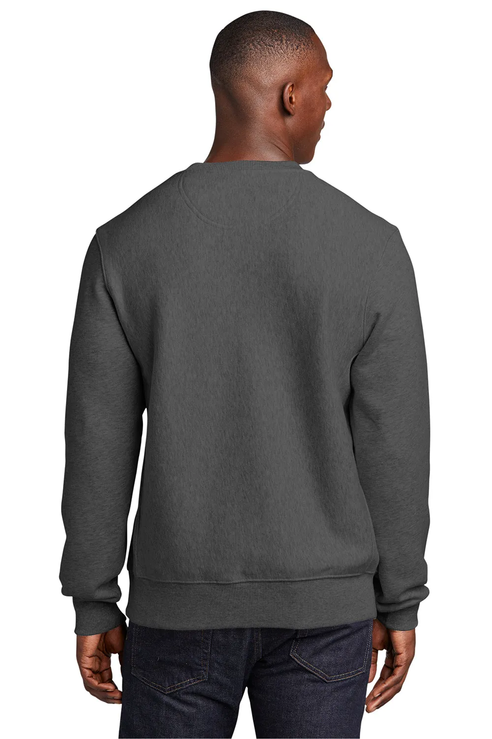 Sport-Tek Sweat-shirt à col rond en polaire pour homme - Gris graphite chiné Vêtements Sport-Tek