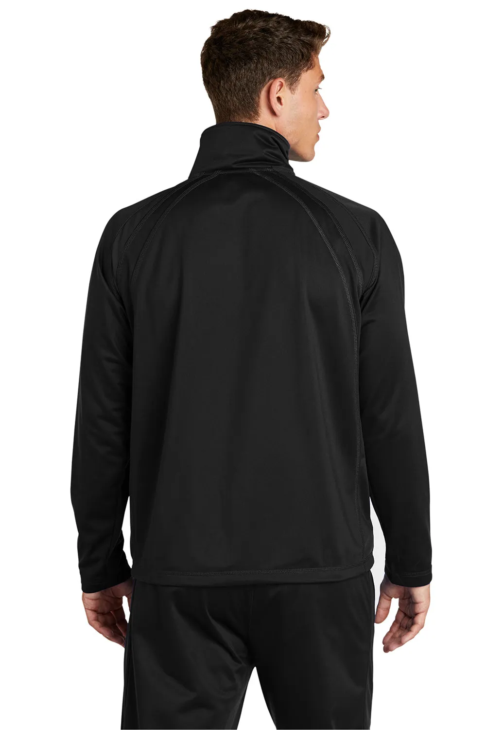 Veste de survêtement Sport-Tek pour homme à fermeture éclair complète - Noir