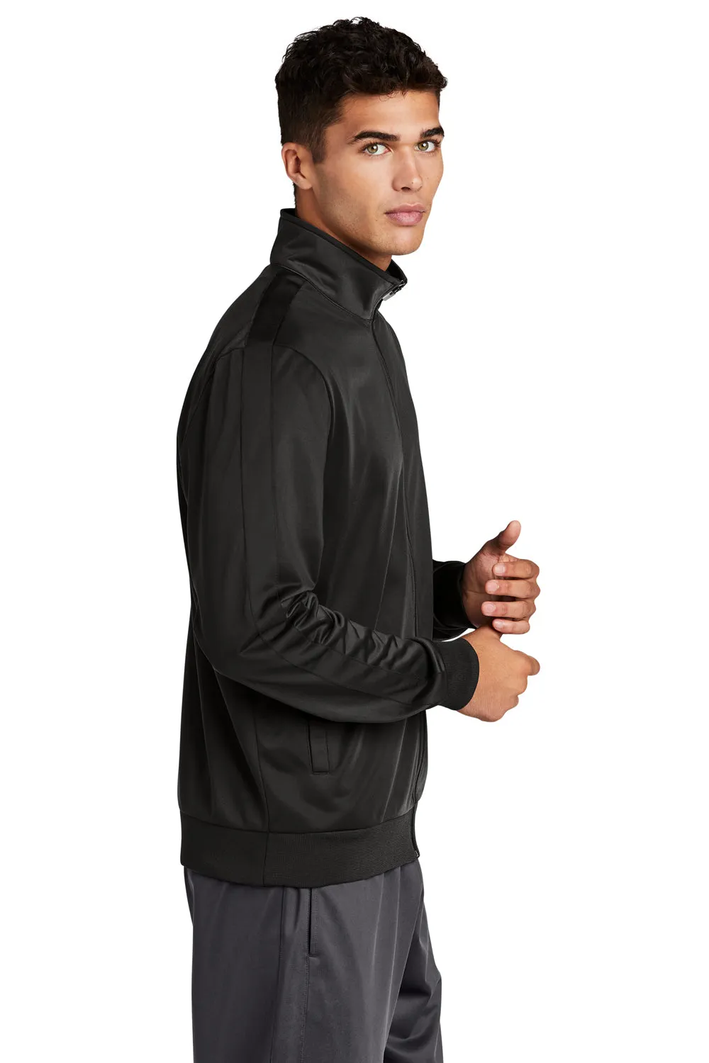 Veste de sport Sport-Tek pour homme à fermeture éclair complète - Noir