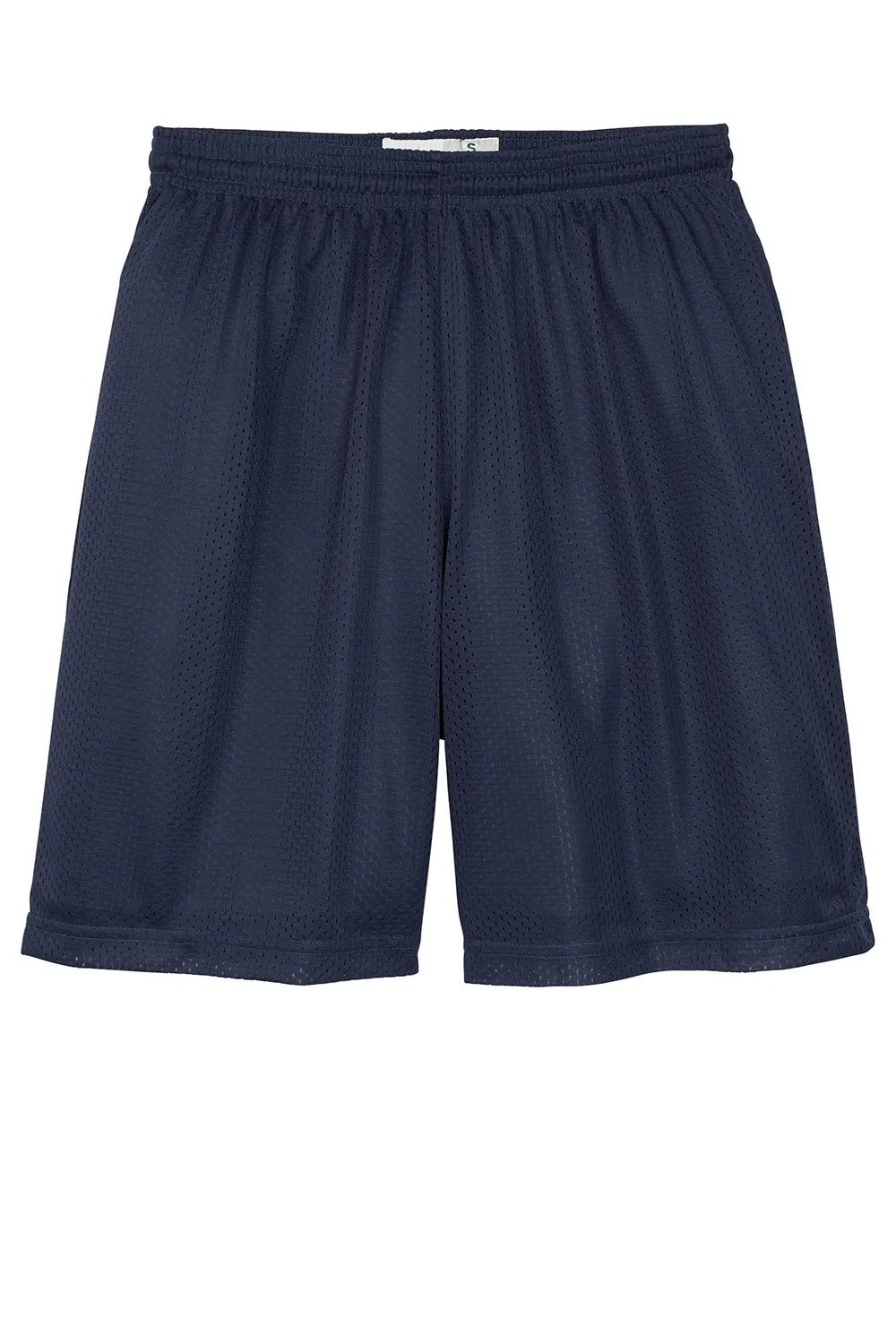 Sport-Tek Shorts Classiques en Maille pour Homme à Évacuation d'Humidité - Bleu Marine Véritable - Liquidation