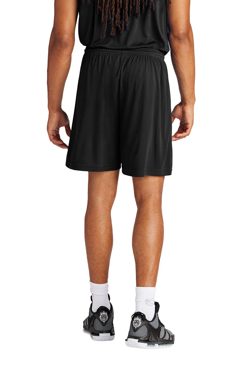 Sport-Tek Shorts de Sport Hommes Concurrence à Évacuation d'Humidité - Noir