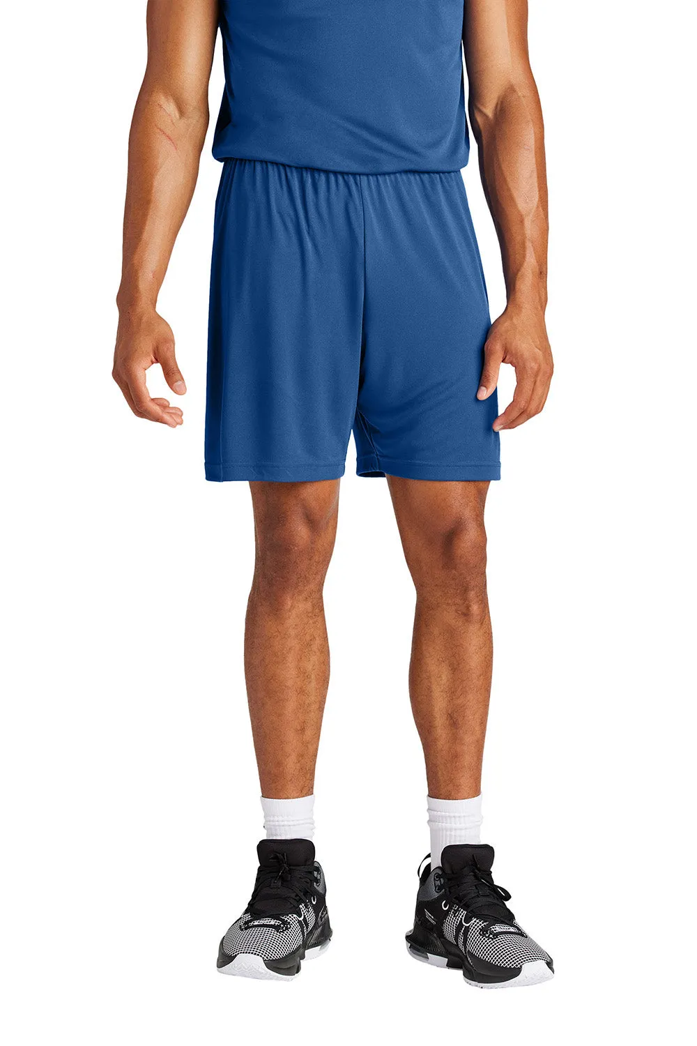 Sport-Tek Shorts de Sport Hommes Concurrence Évacuation d'Humidité - Bleu Royal
