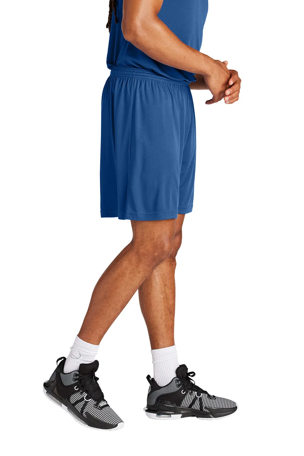 Sport-Tek Shorts de Sport Hommes Concurrence Évacuation d'Humidité - Bleu Royal