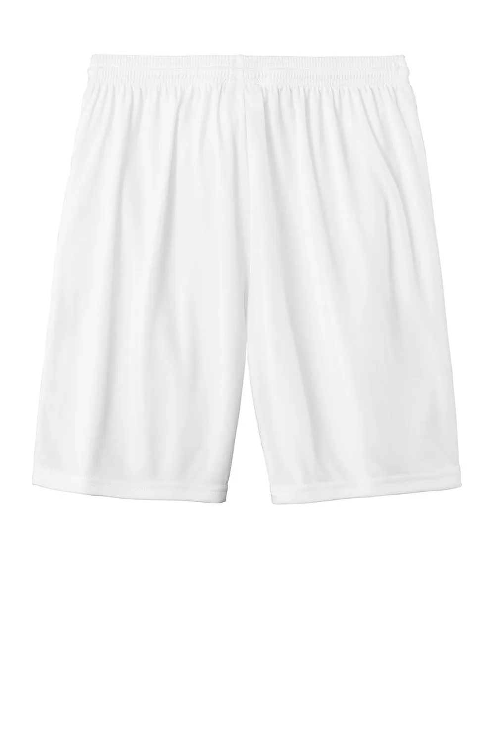 Sport-Tek Shorts de compétition pour homme à évacuation d'humidité United Athletic - Blanc/Noir