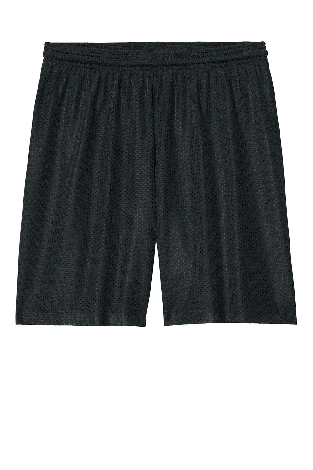 Sport-Tek Shorts de Sport pour Hommes en Maille Respirante - Noir