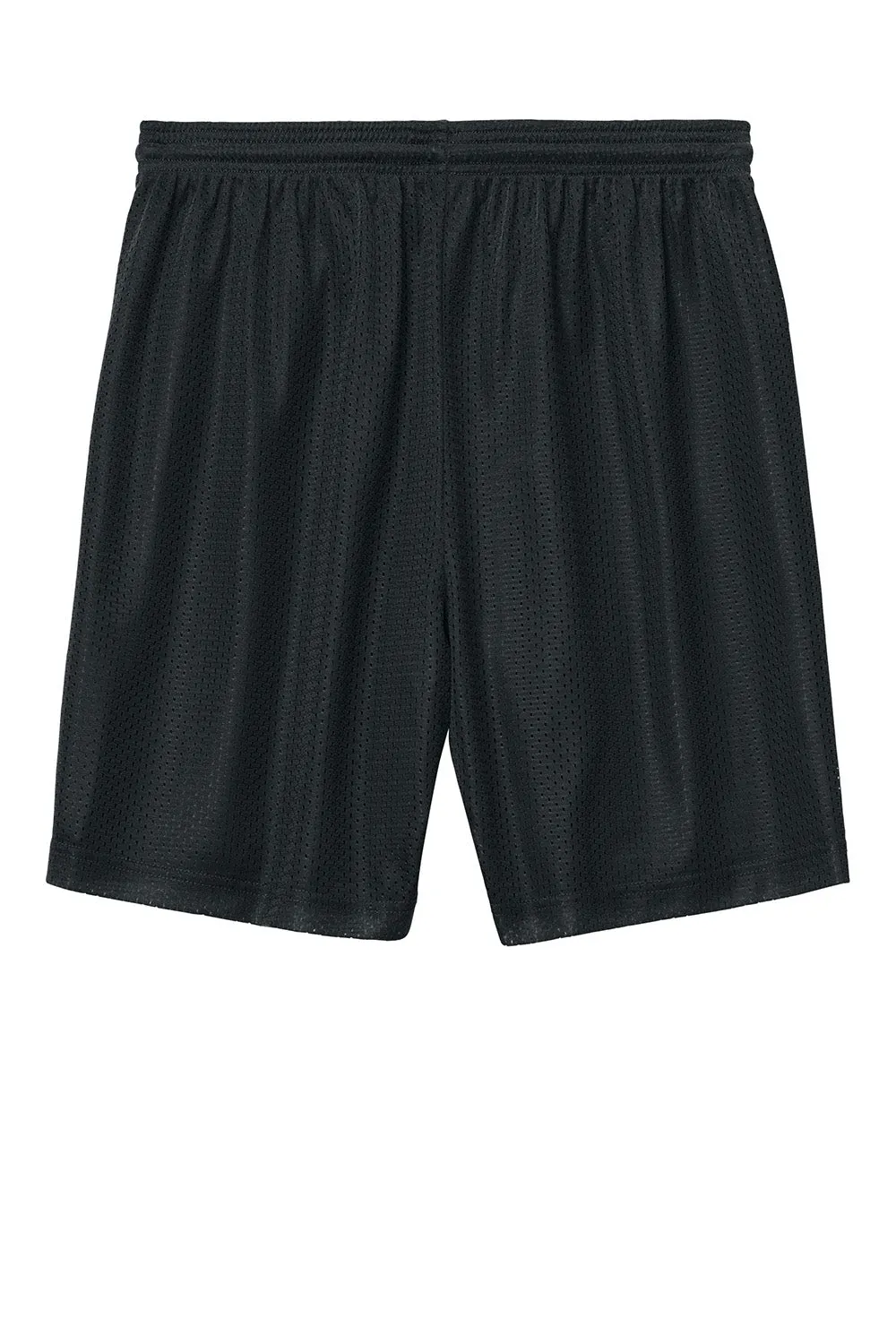 Sport-Tek Shorts de Sport pour Hommes en Maille Respirante - Noir