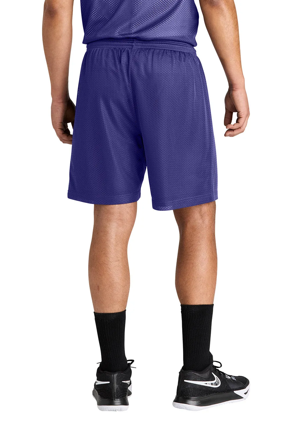 Short de sport en maille respirant pour homme Sport-Tek - Violet