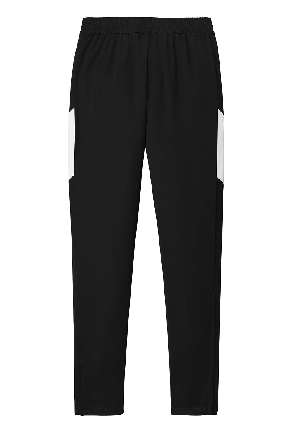 Pantalon de voyage pour homme Sport-Tek à évacuation de l'humidité avec poches - Noir/Blanc