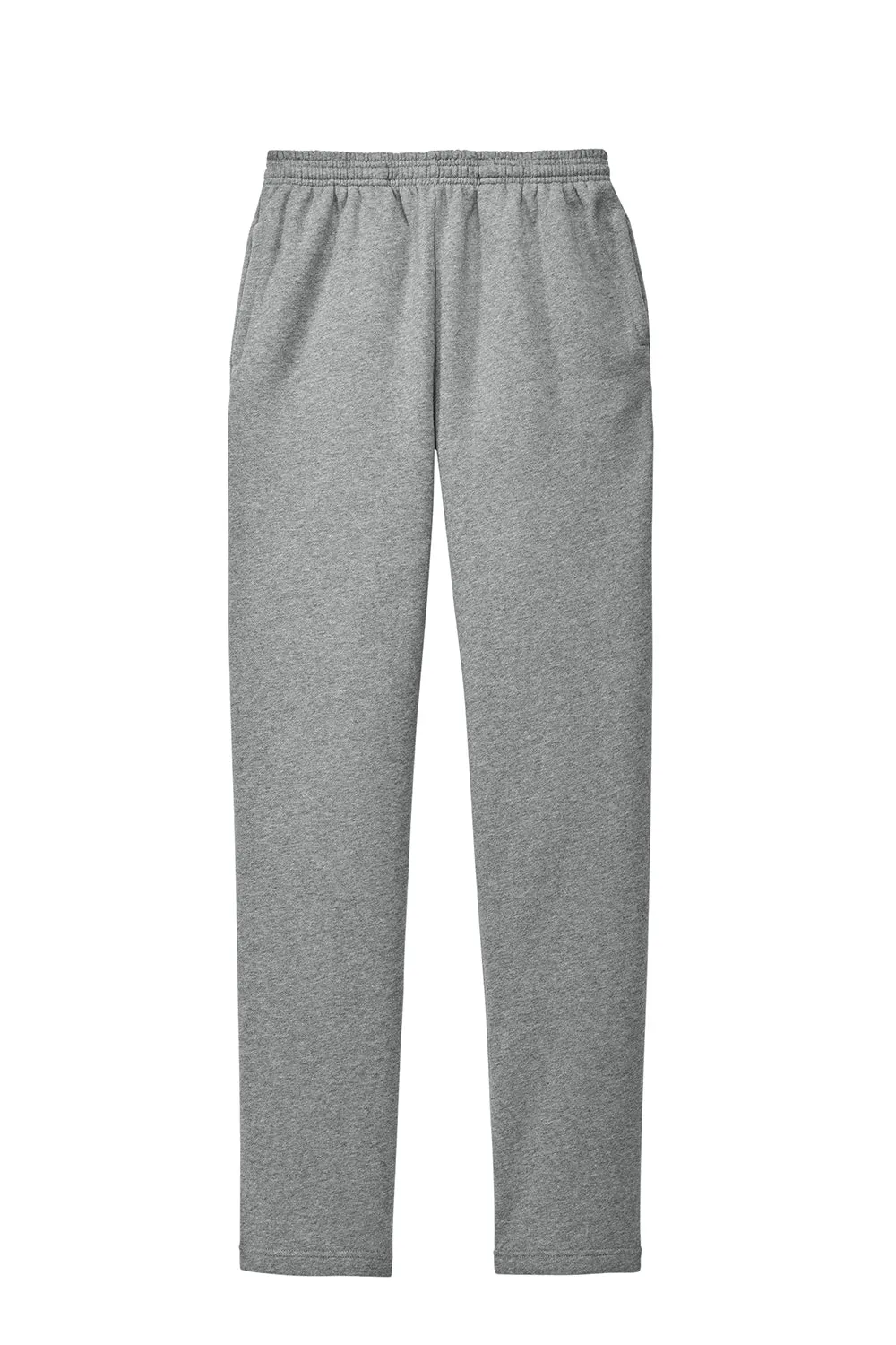 Pantalon de survêtement pour homme à bas ouvert avec poches - Gris vintage chiné