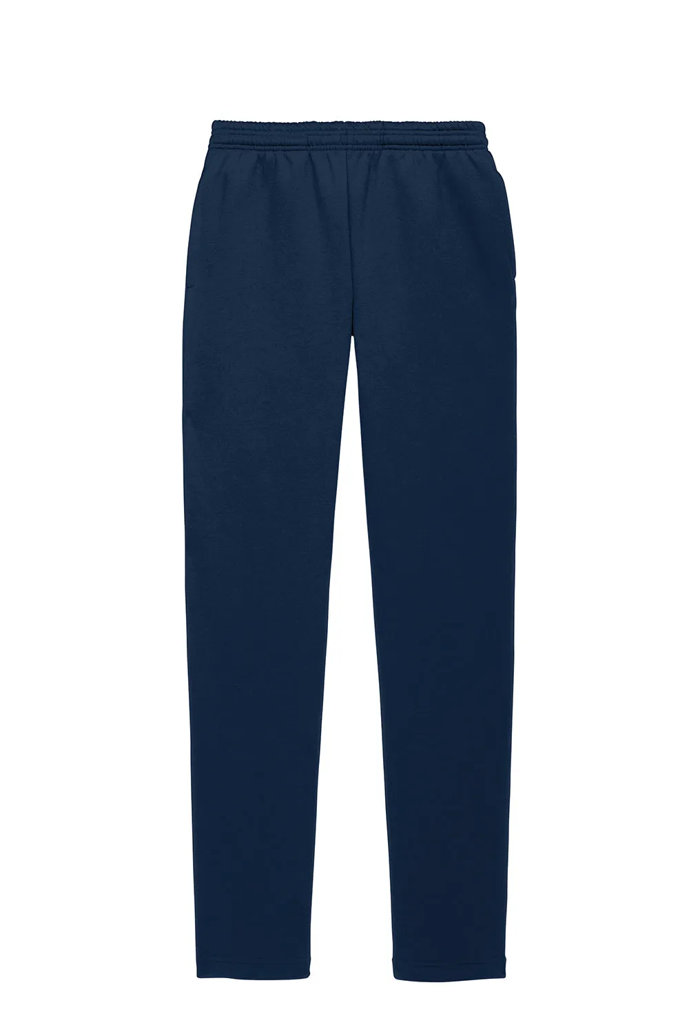 Pantalon de survêtement pour homme à bas ouvert avec poches Sport-Tek - Bleu marine véritable