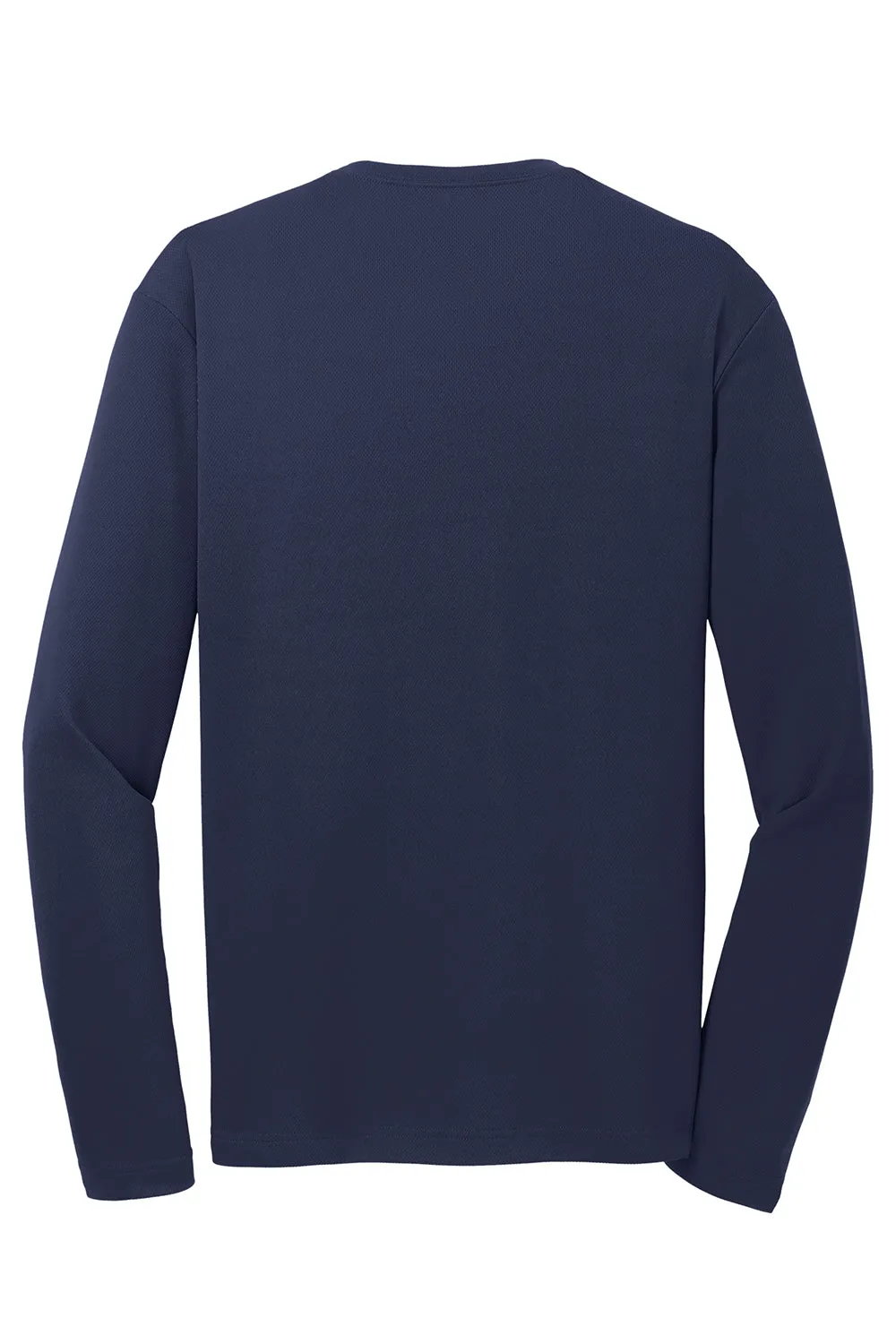 Sport-Tek T-shirt à manches longues pour hommes en RacerMesh évacuant l'humidité - Vrai bleu marine Vêtements Sport-Tek