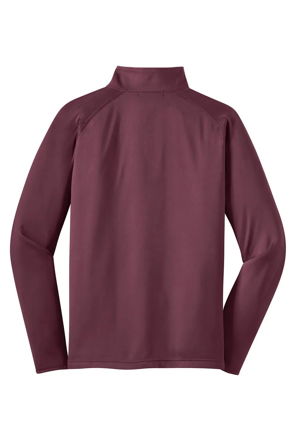 Sport-Tek Sweat-shirt Homme Sport-Wick à évacuation de l'humidité avec fermeture 1/4 - Marron