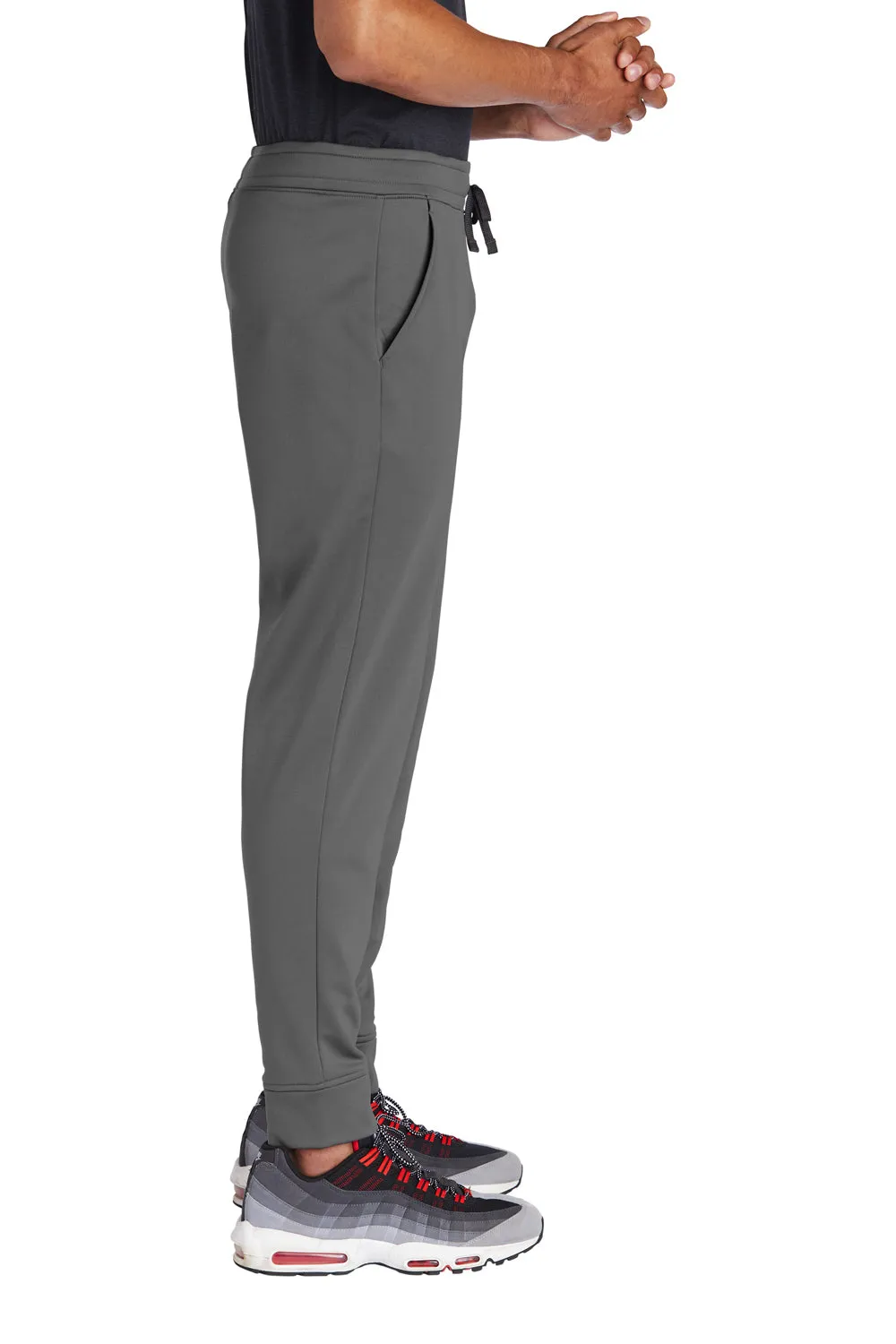 Pantalon de jogging Sport-Tek pour homme en polaire respirante avec poches - Gris fumé foncé