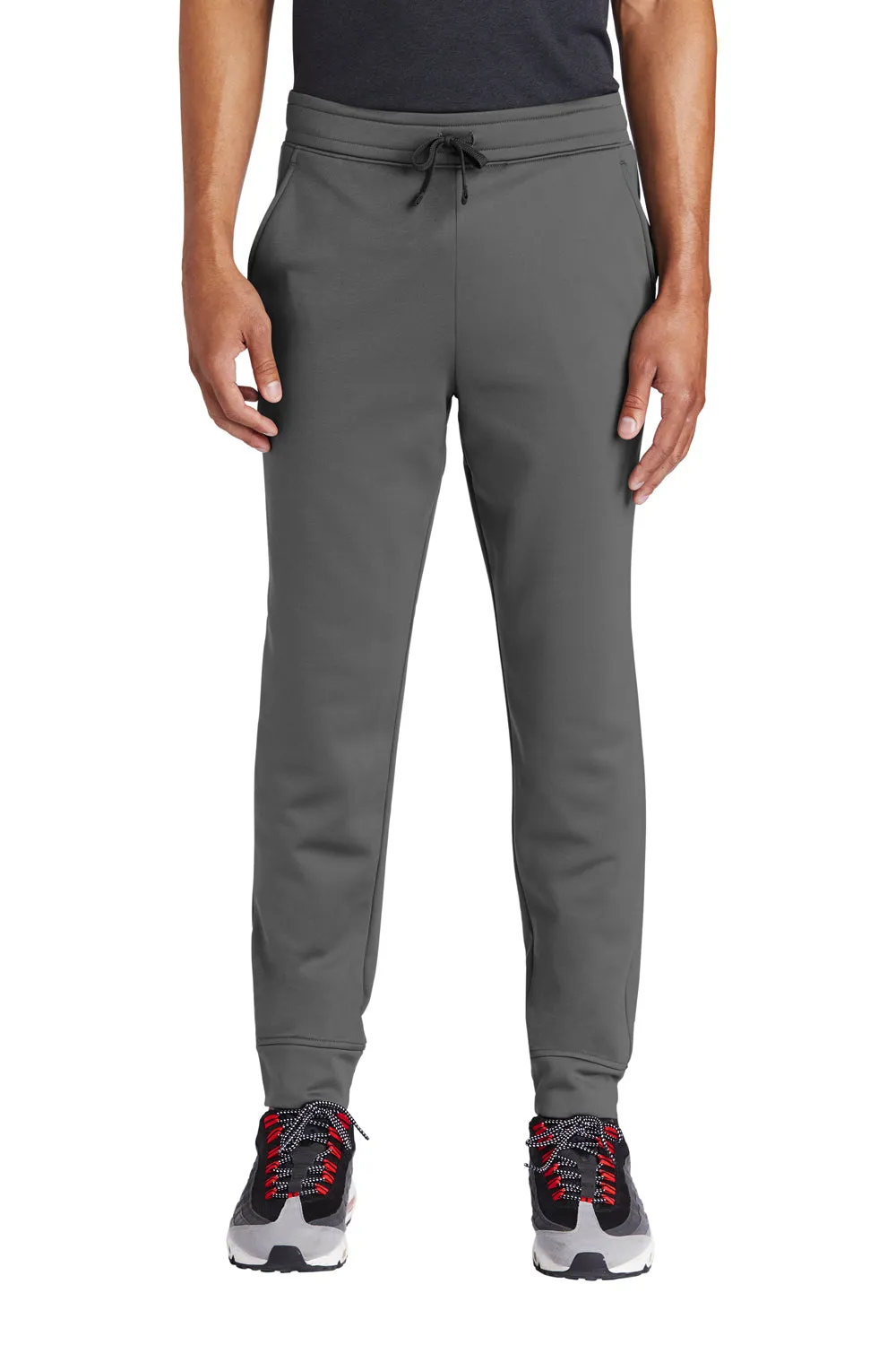 Pantalon de jogging Sport-Tek pour homme en polaire respirante avec poches - Gris fumé foncé