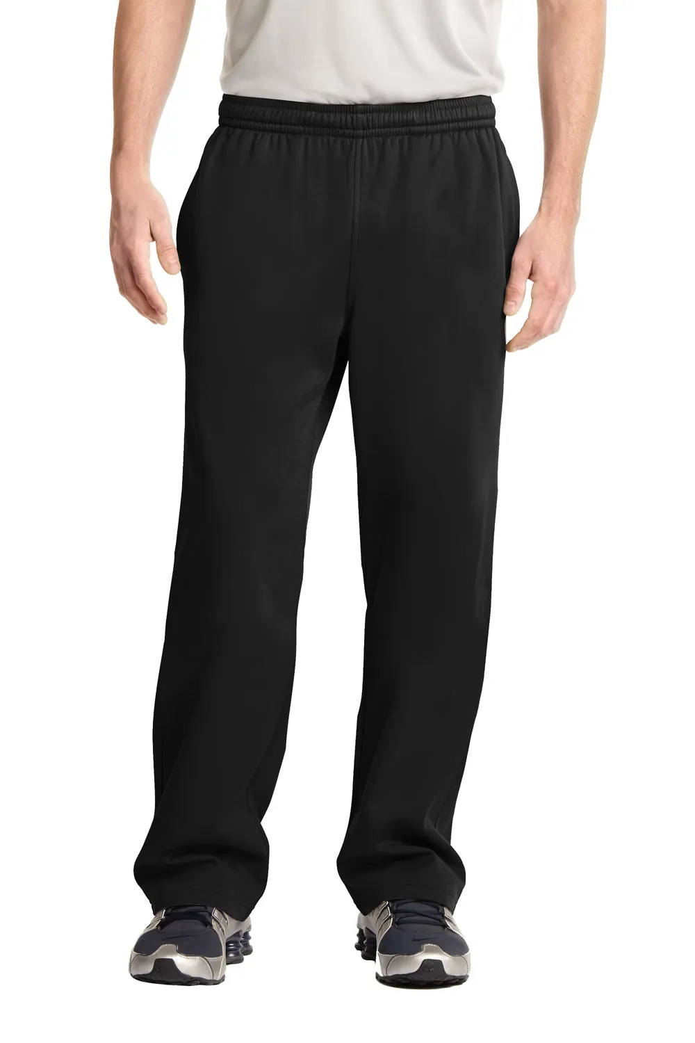 Pantalon de survêtement Sport-Tek pour homme en polaire absorbante avec poches - Noir