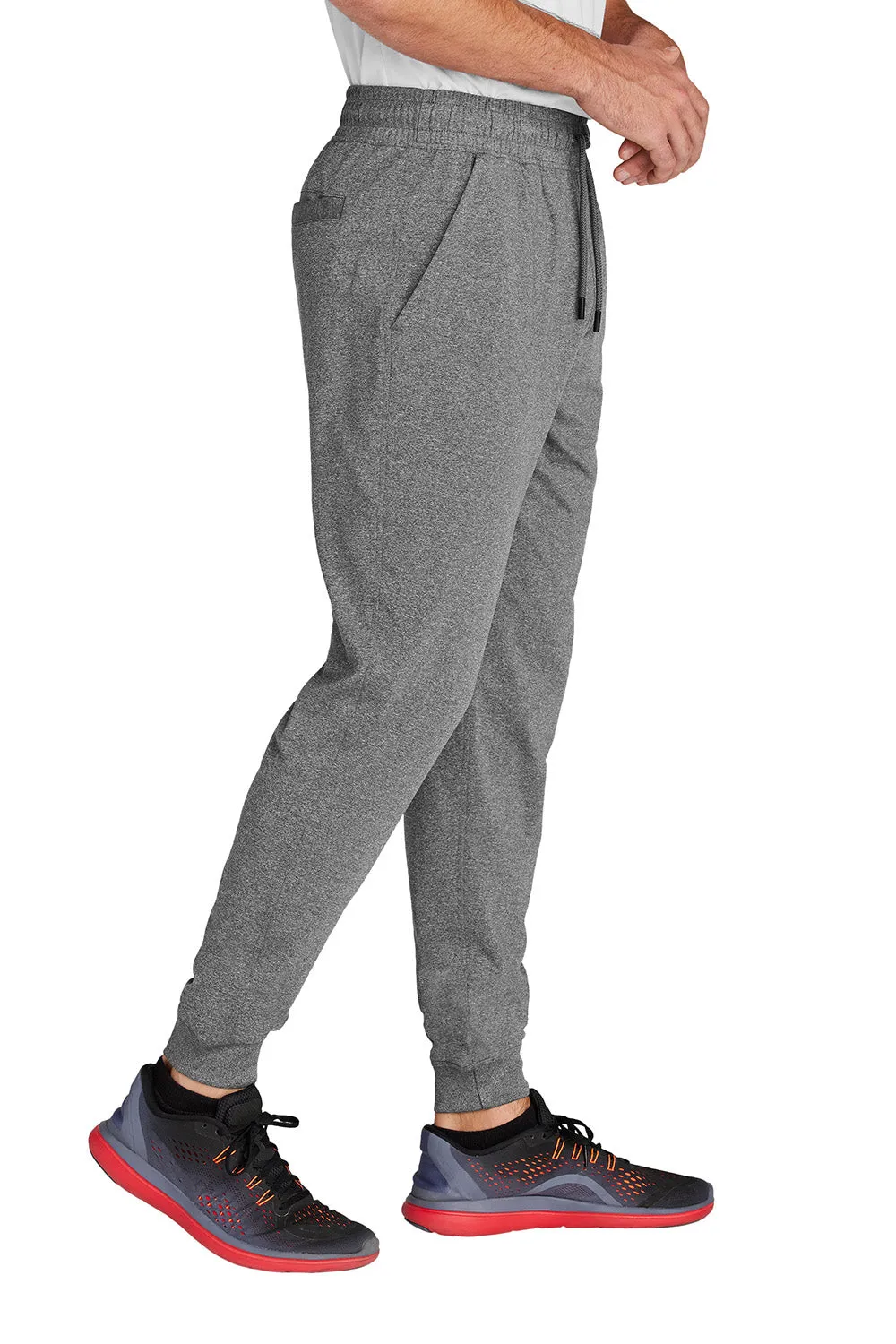 Pantalon de jogging Sport-Wick pour homme Sport-Tek avec poches - Gris charbon chiné