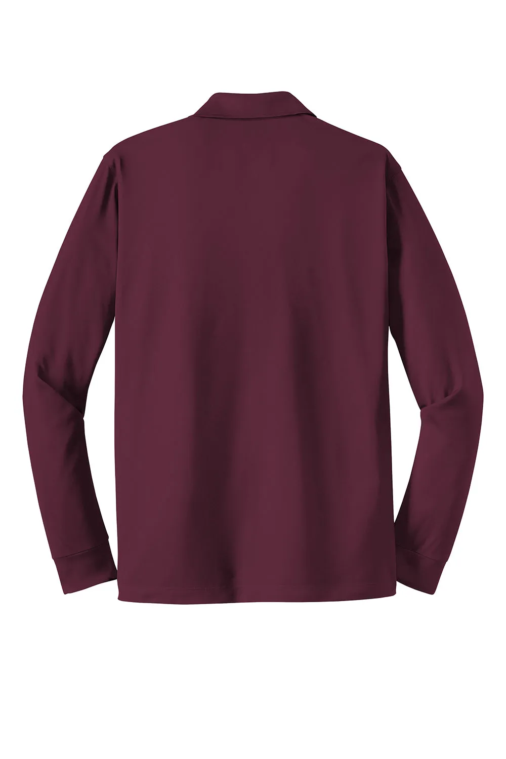 Polo Sport-Wick à manches longues pour homme évacuant l'humidité Sport-Tek - Marron