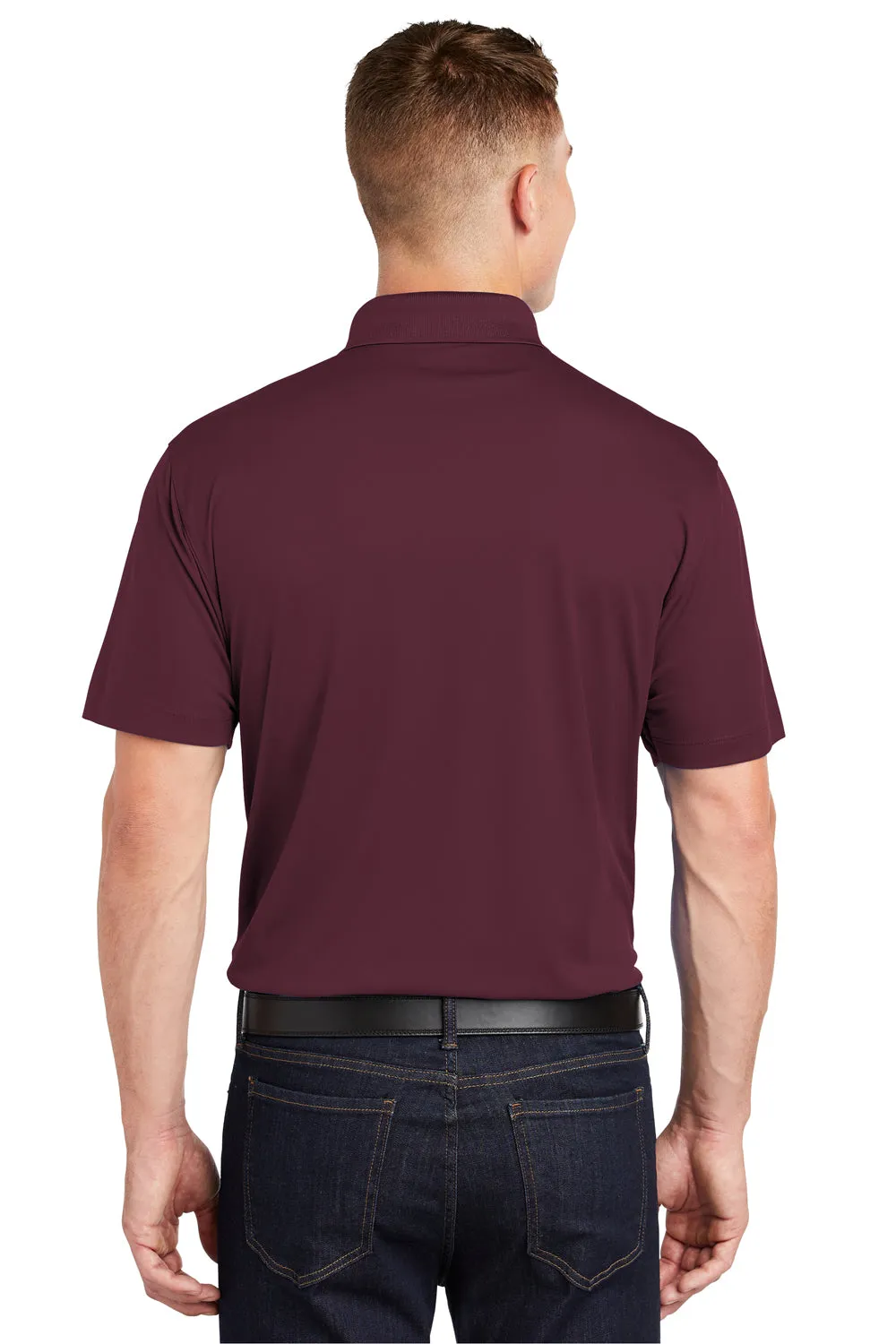Polo Sport-Wick à manches courtes pour homme évacuant l'humidité Sport-Tek - Marron