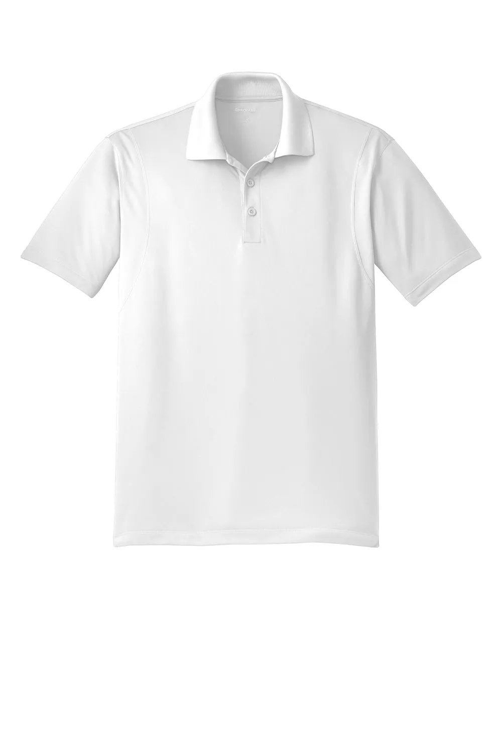 Polo Sport-Wick à manches courtes pour homme évacuant l'humidité Sport-Tek - Blanc