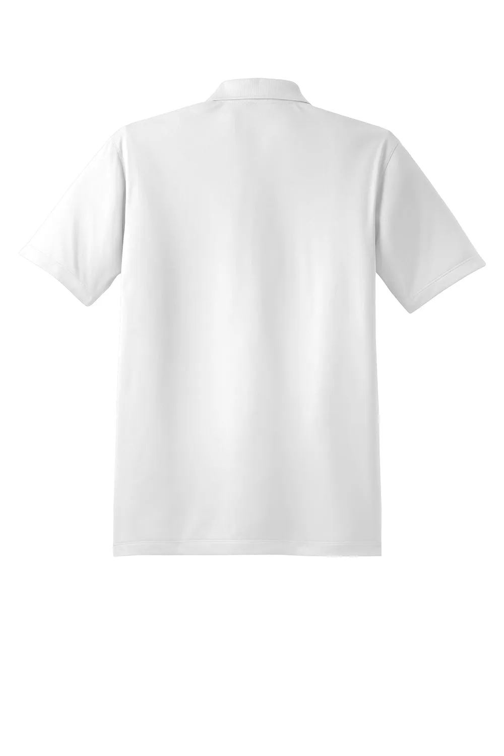 Polo Sport-Wick à manches courtes pour homme évacuant l'humidité Sport-Tek - Blanc