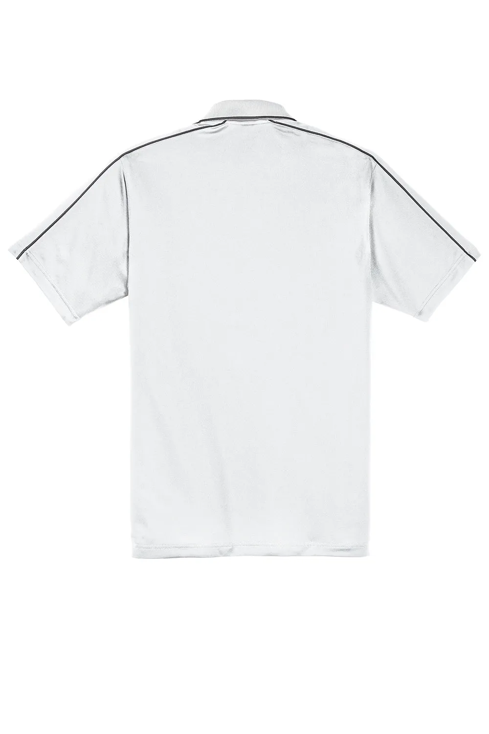 Polo Sport-Wick à manches courtes pour homme Sport-Tek - Blanc/Gris fer
