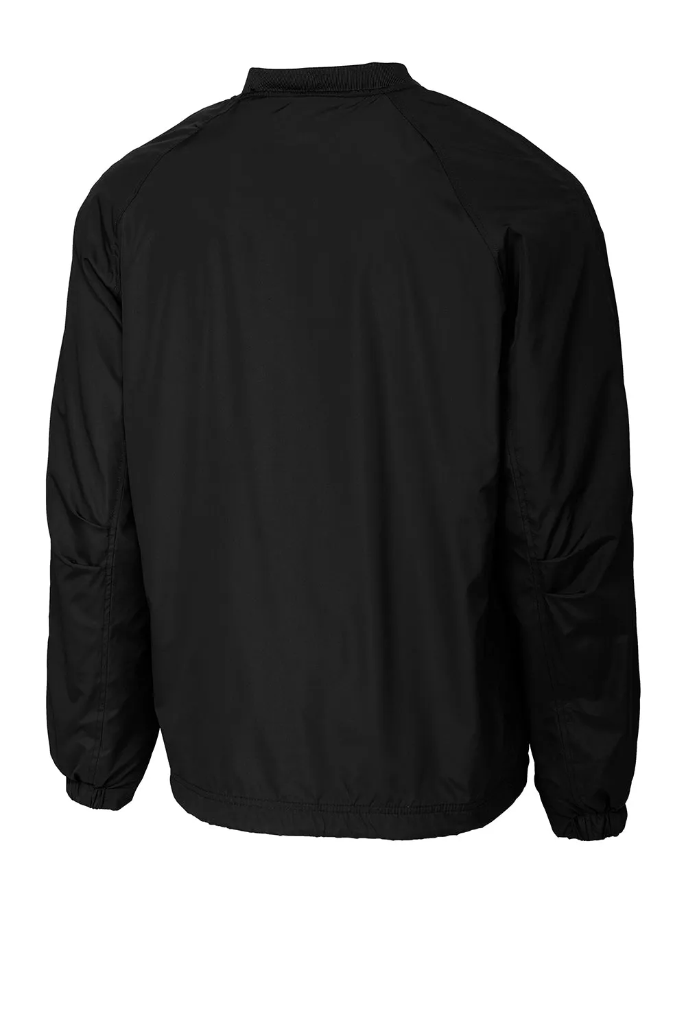 Veste coupe-vent pour homme Sport-Tek à col en V - Noir