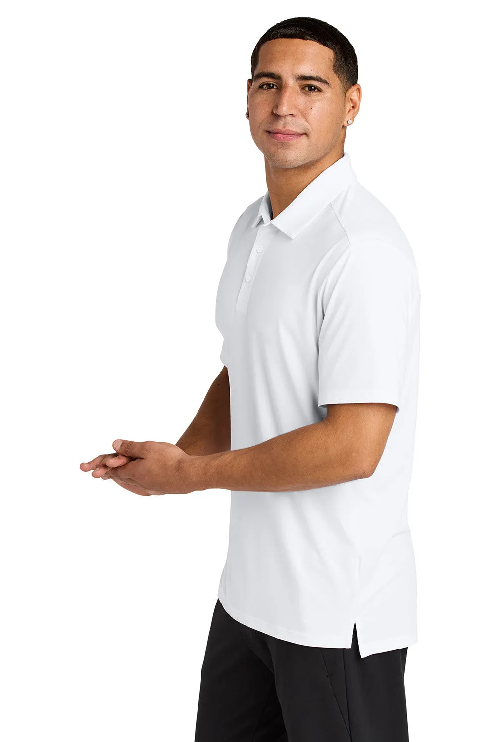 Polo Sport-Tek Hommes à Manches Courtes Absorbant l'Humidité Versa - Blanc Vêtements Sport-Tek