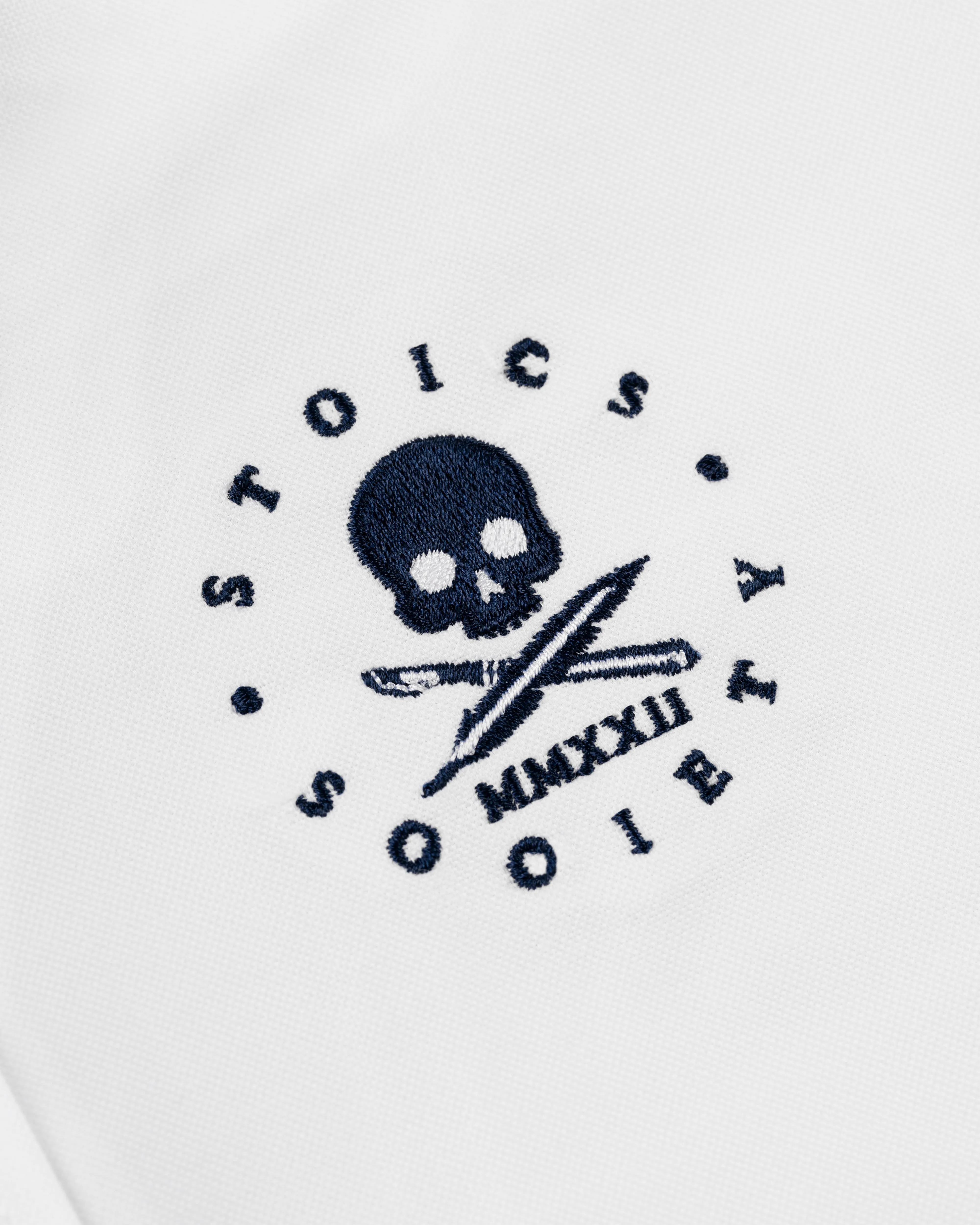 CHEMISE DE SPORT STOICS SOCIETY OXFORD - BLANCHE
