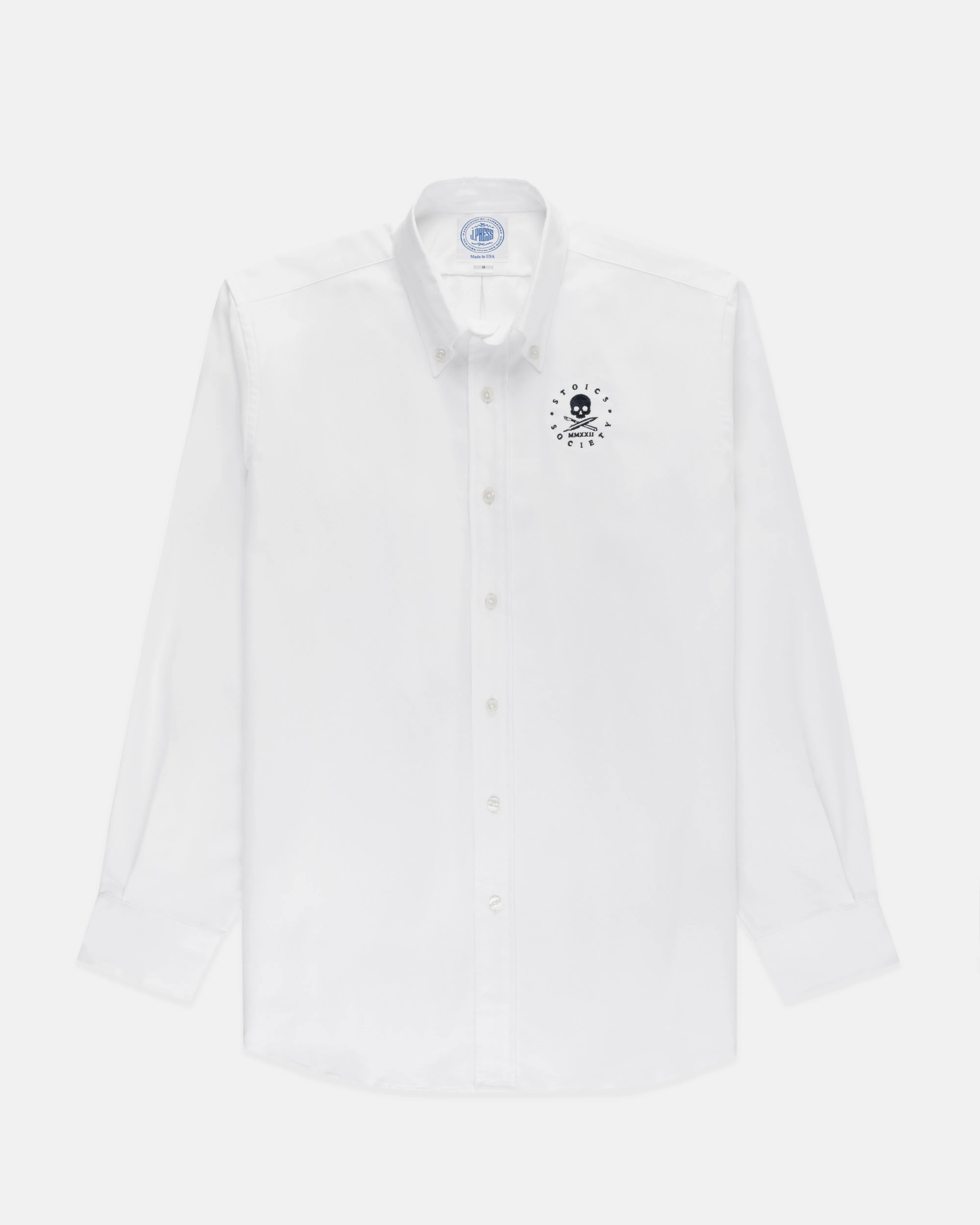 CHEMISE DE SPORT STOICS SOCIETY OXFORD - BLANCHE