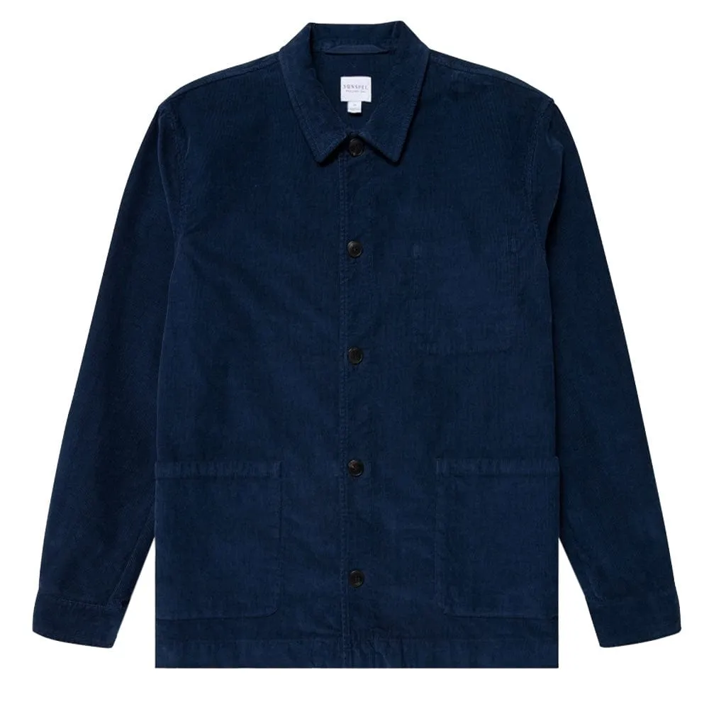 Veste Sunspel à deux poches Bleu Encre