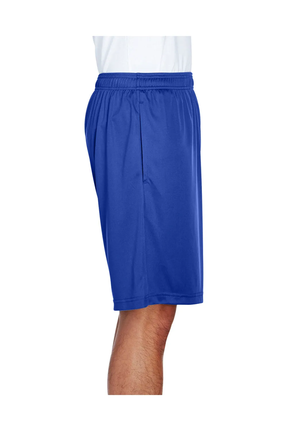 Short de performance évacuant l'humidité Team 365 pour hommes avec poches - Bleu royal