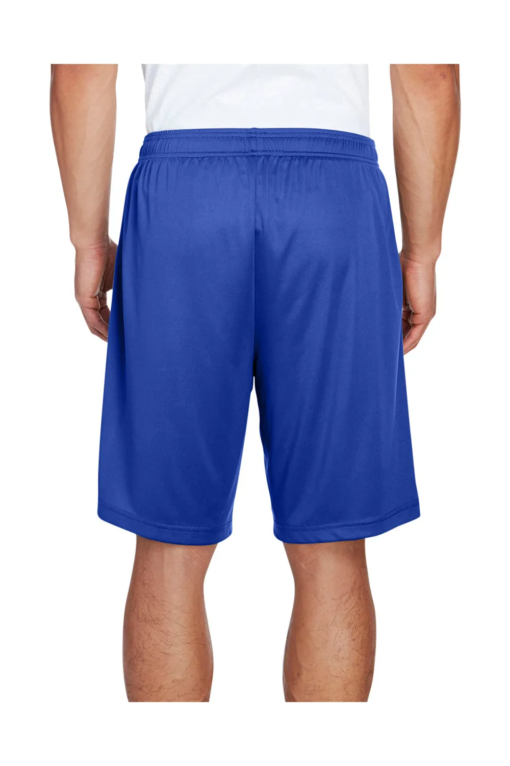 Short de performance évacuant l'humidité Team 365 pour hommes avec poches - Bleu royal