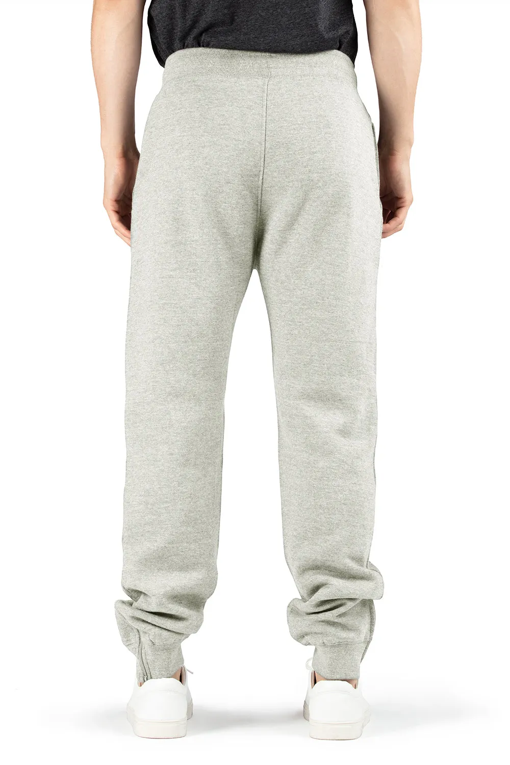 Threadfast Apparel Pantalon de survêtement ultime pour hommes avec poches - Gris chiné avoine