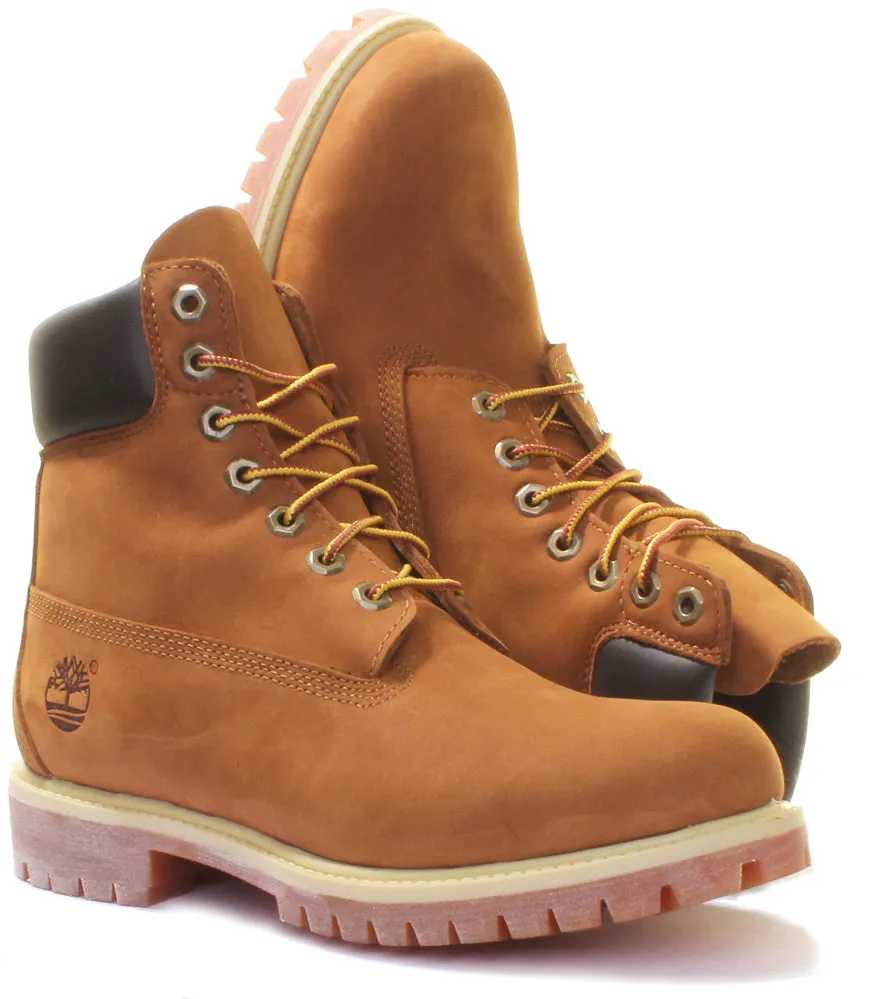 Bottes Timberland 6 Inch en couleur rouille pour chaussures Timberland