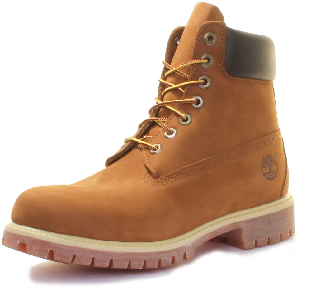 Bottes Timberland 6 Inch en couleur rouille pour chaussures Timberland