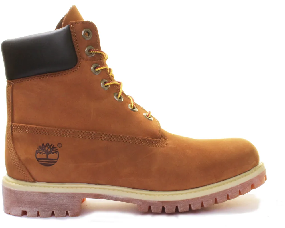 Bottes Timberland 6 Inch en couleur rouille pour chaussures Timberland