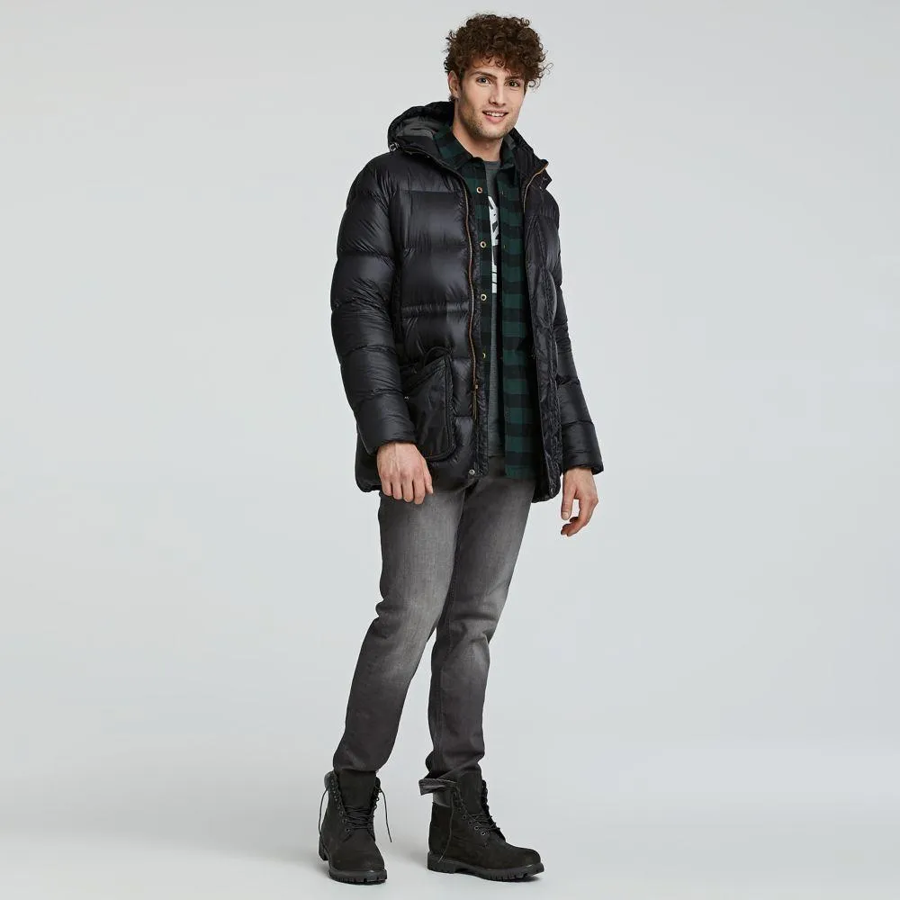 Timberland Hommes 10073 6-Inch Premium Noir Nubuck Imperméable