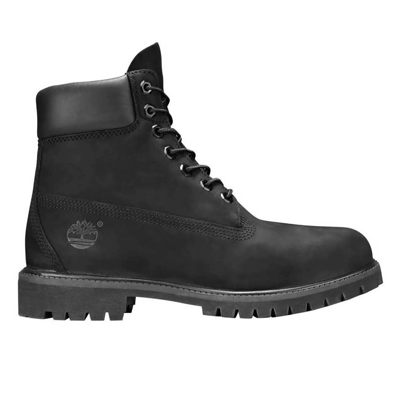 Timberland Hommes 10073 6-Inch Premium Noir Nubuck Imperméable