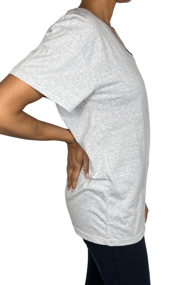 T-shirt à poches effet slub