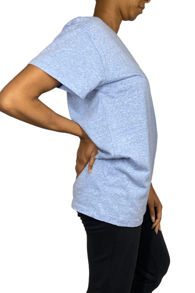 T-shirt à poches effet slub