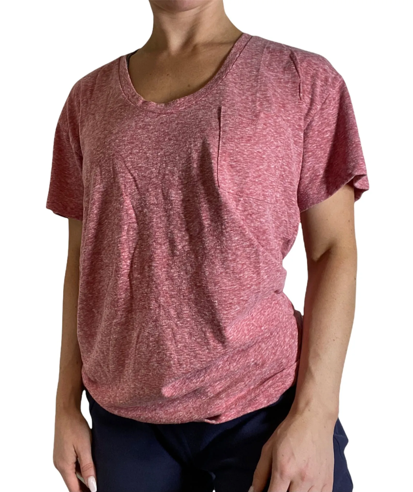 T-shirt à poches effet slub