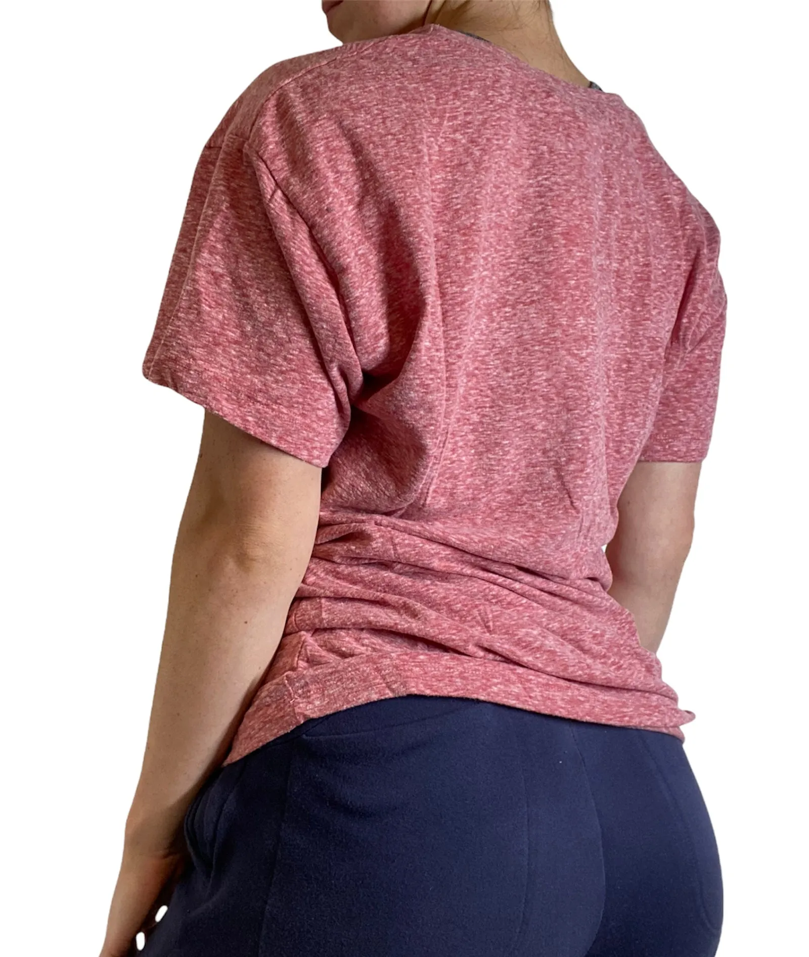 T-shirt à poches effet slub