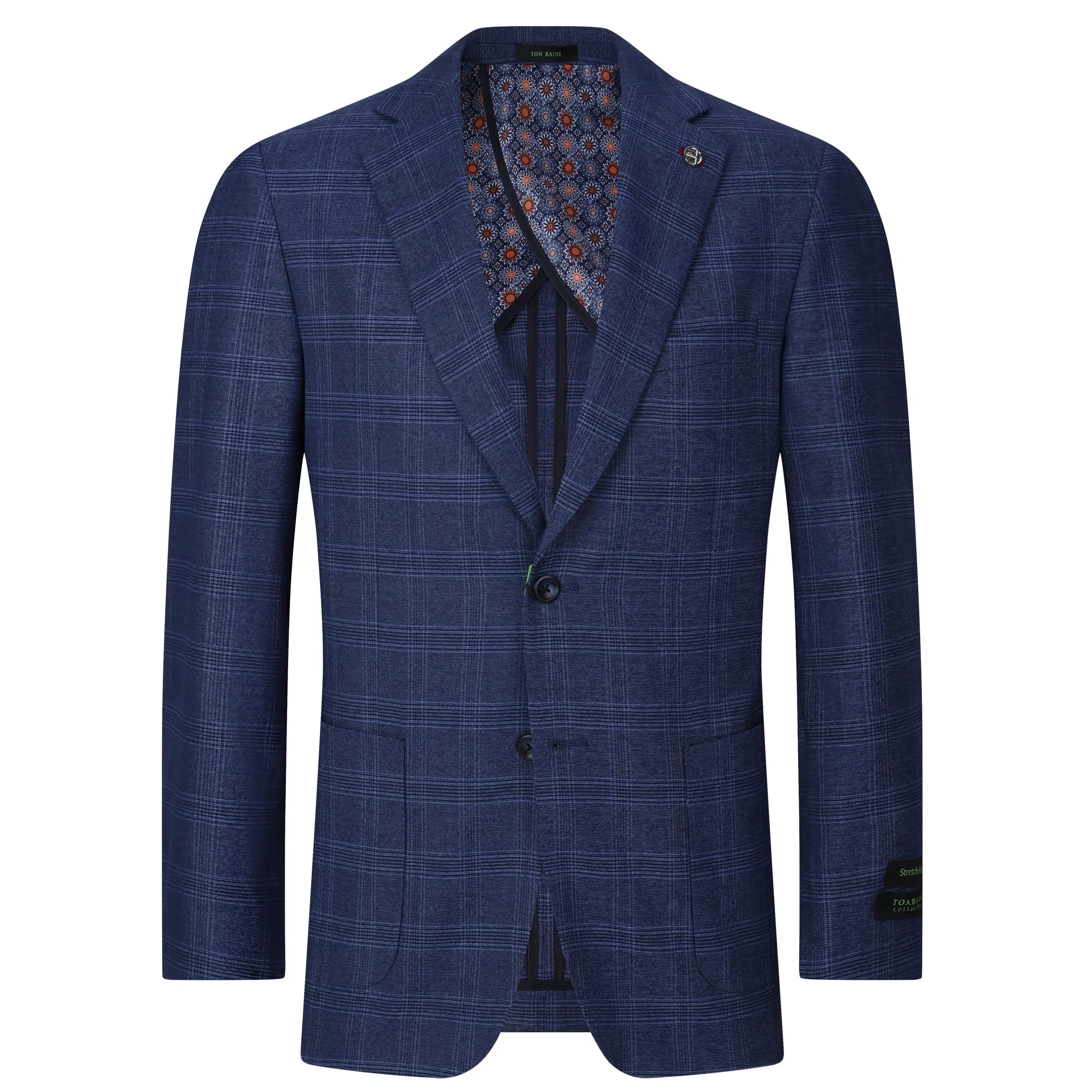 Veste de sport extensible en tricot à carreaux pour hommes Tom Baine
