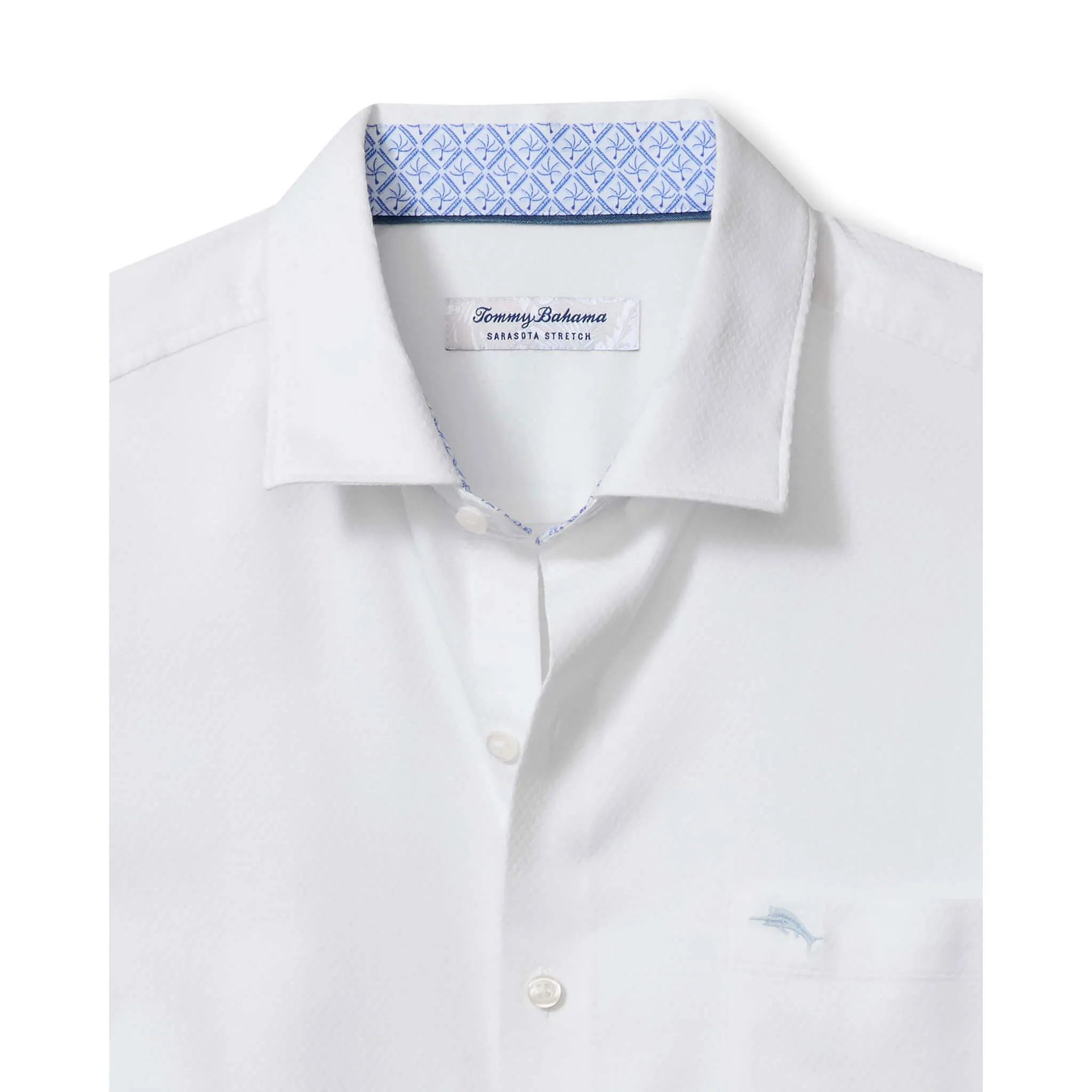 Tommy Bahama Chemise sport stretch IslandZone Sarasota pour homme - Côte Ventura Blanc Homme Tommy Bahama